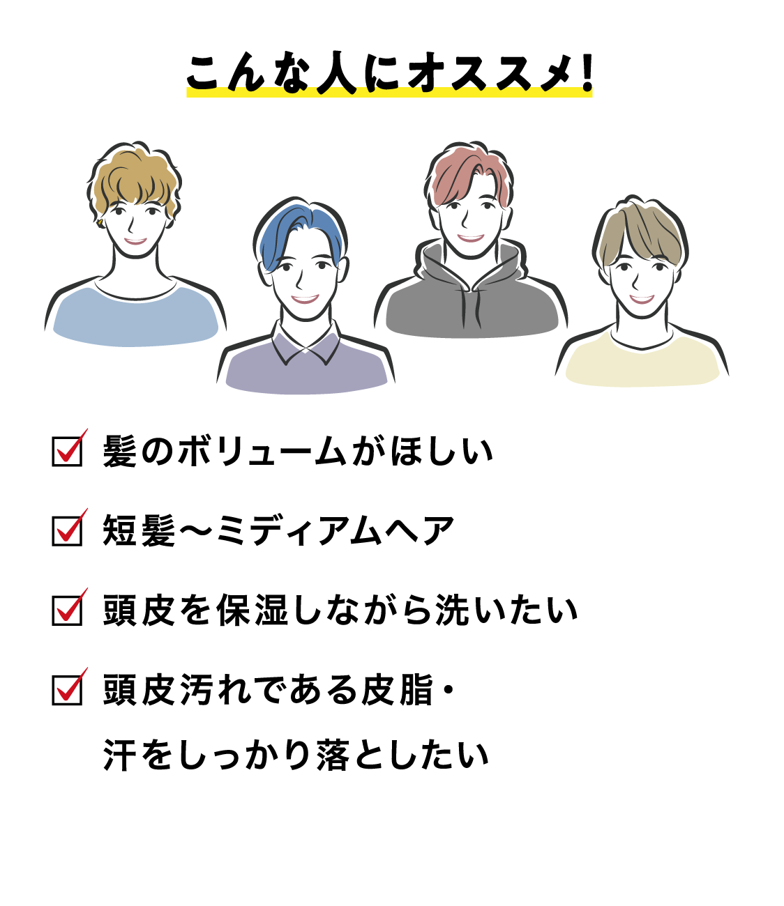 こんな人にオススメ！ふんわり感や、まとまりがほしい センターパート/前髪を下ろすスタイル ダメージケア/保湿重視 ナチュラルなヘアスタイルが好き
